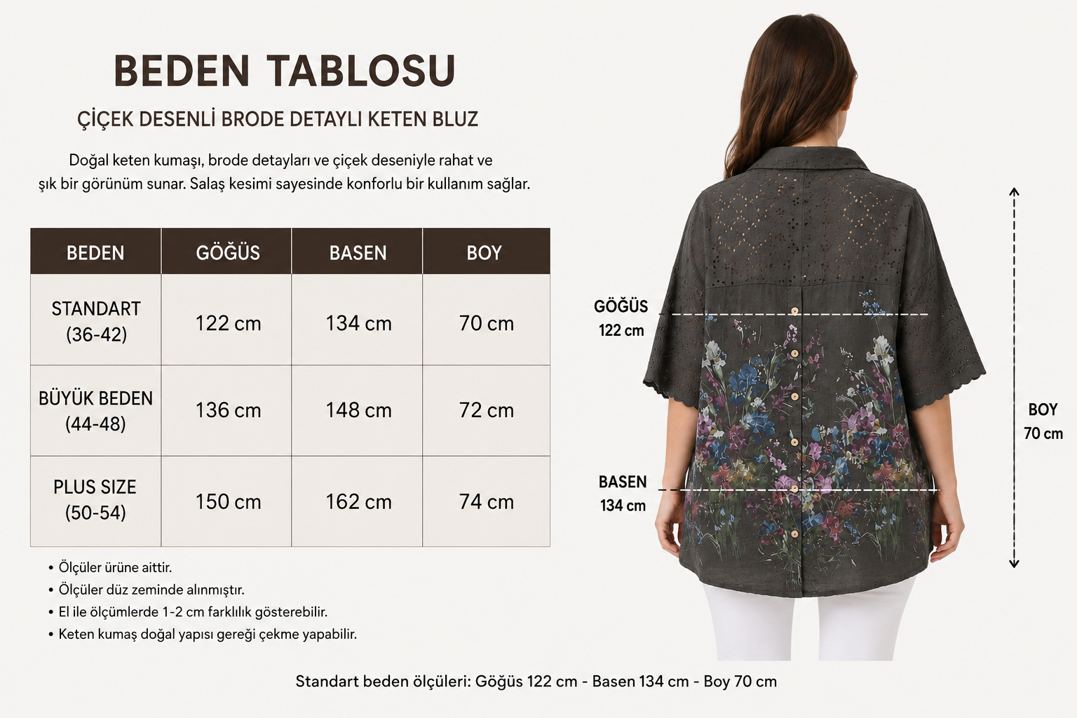Kadın Fistolu Yarasa Kol Bol Kesim İtalyan Stil Gömlek Yaka Tunik