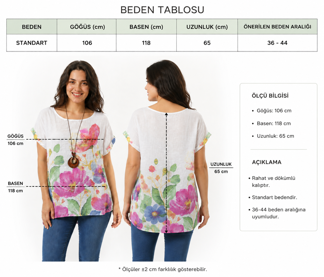 Kadın Çok Renk Desenli İtalyan Stil Kolyeli Bisklet Yaka Bluz